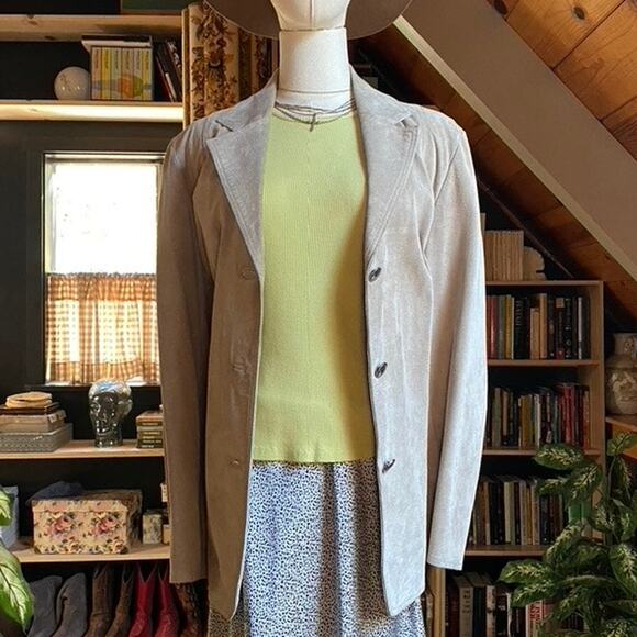 Ribbed Tee Green Cotton - Picture 1 of 6